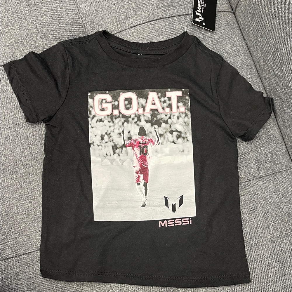 2T Black MESSI Tshirt